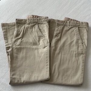 Old Navy Kids Tan uniform pants.